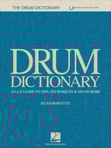 Drum Dictionary Percussion Book with Online Audio Access cover